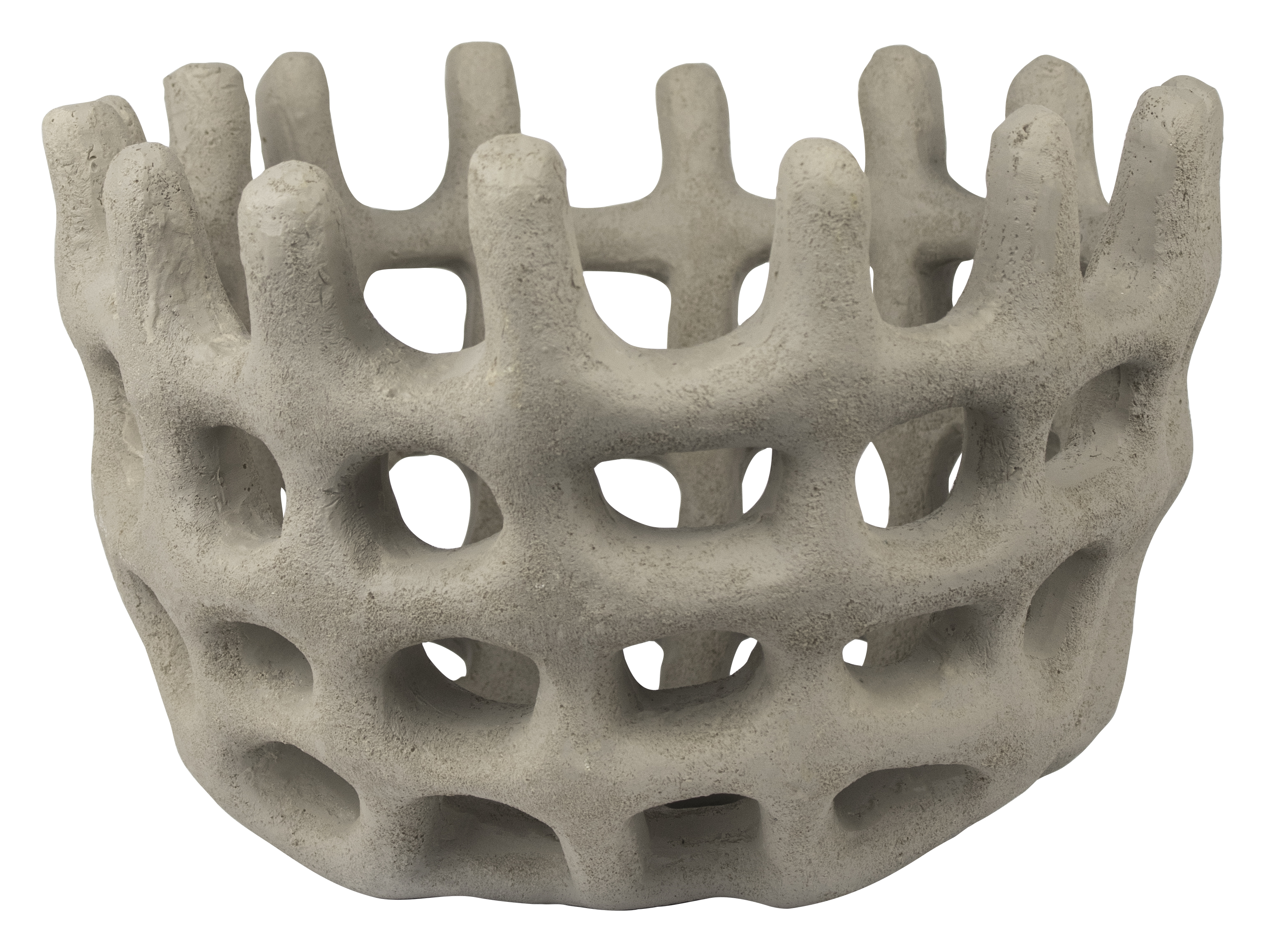 Mette Ditmer - Art Piece Flettet Skål Sand Ø19 - Beige  - Skåler